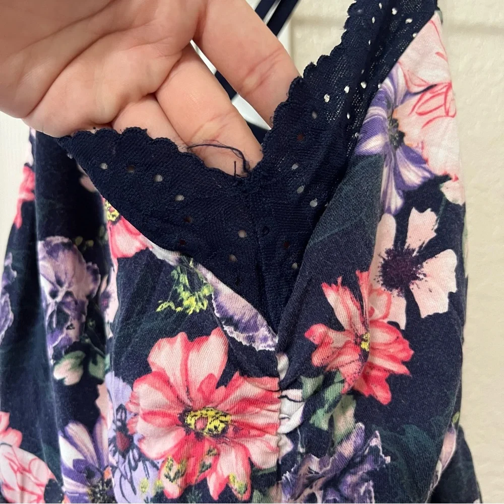 Women’s Cacique Floral and Lace Night Dress - size 10/12